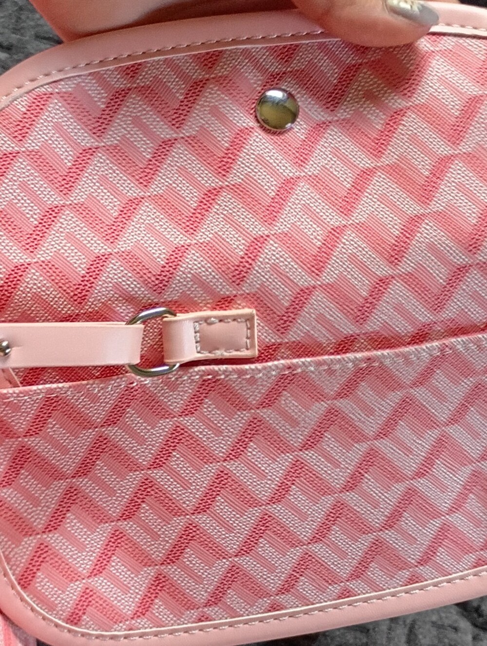 Pink Patterned Tote Bag - Picture 2 of 3
